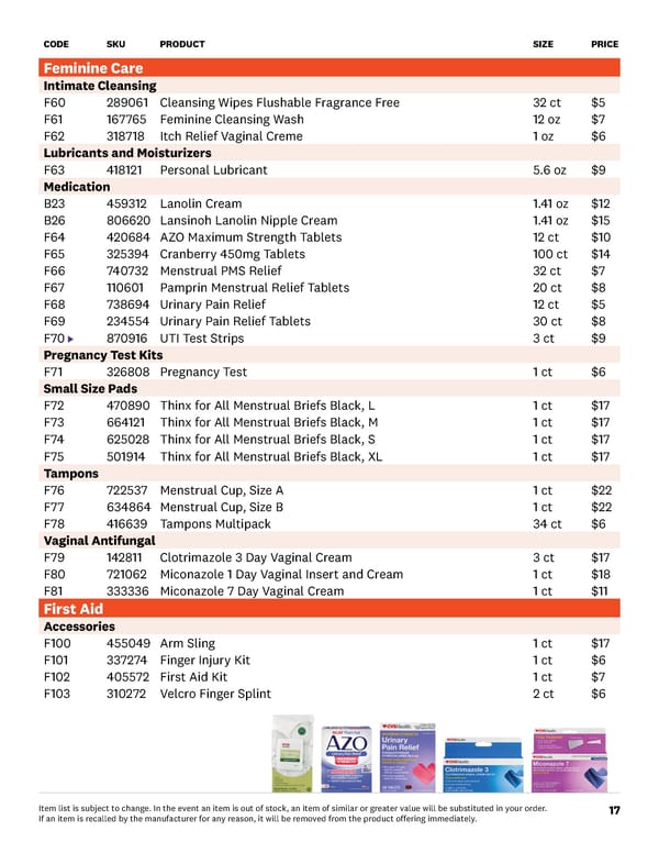 Over-the-Counter (OTC) Catalog - Page 17